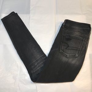 AEO Distressed Jeggings